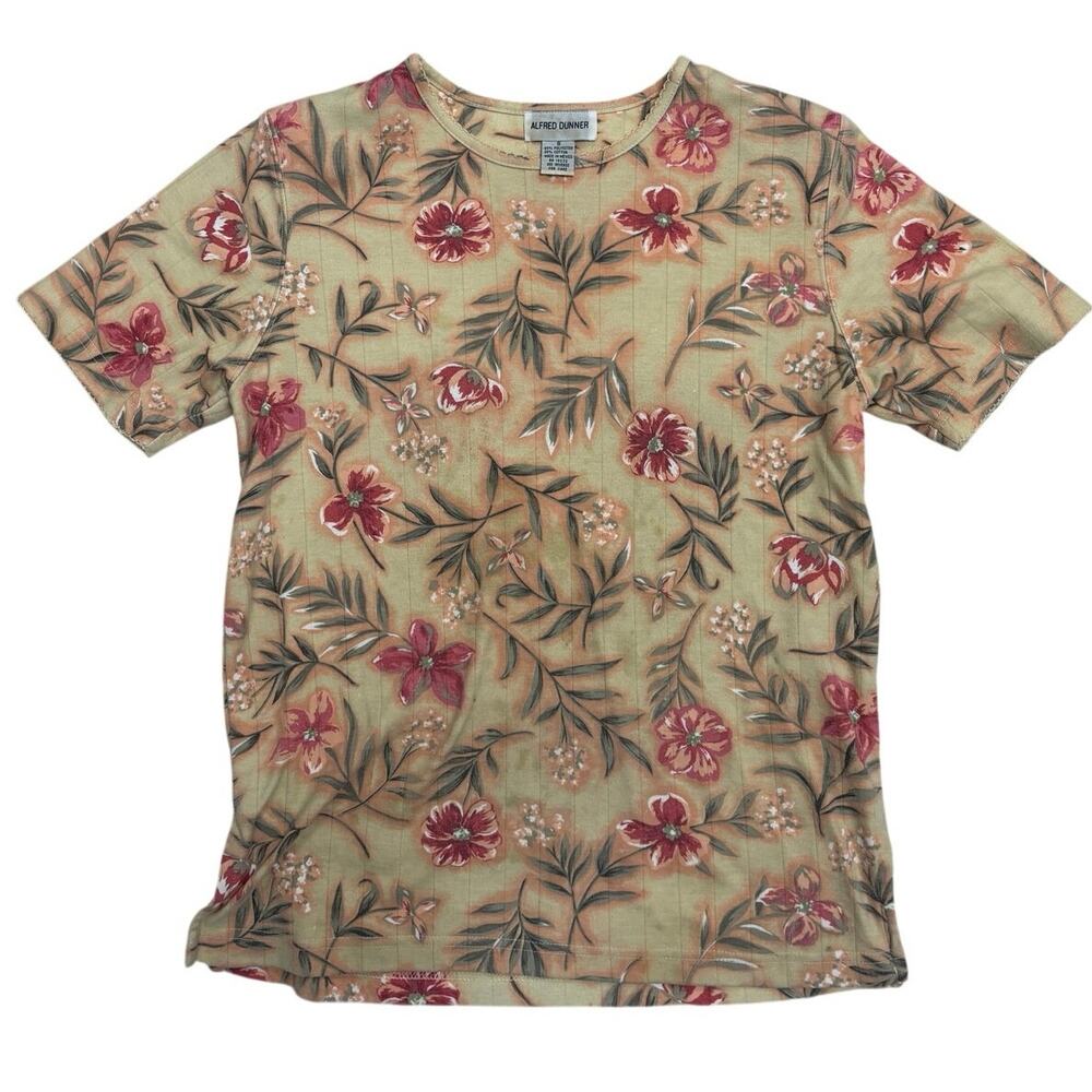 Authentic Alfred Dunner vintage 80s/90s floral tee - Size S 🌺